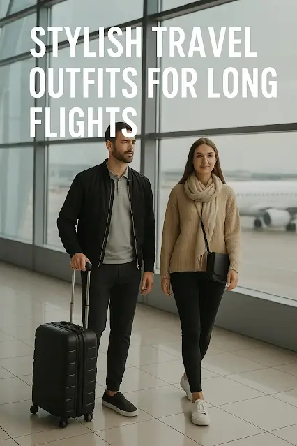 Stylish Travel Outfits For Long Flights 2025