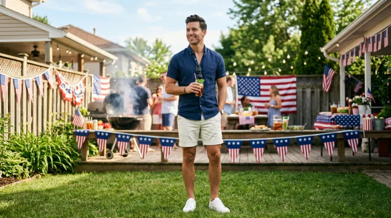 Home 16 4th of July outfits for men 2026 — stylish patriotic looks for BBQ fireworks and summer celebrations